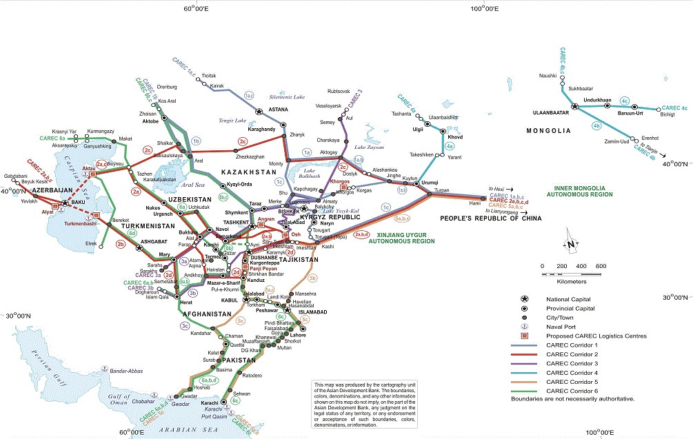 Facilitation of Regional Transit Trade in CAREC (Central Asia)